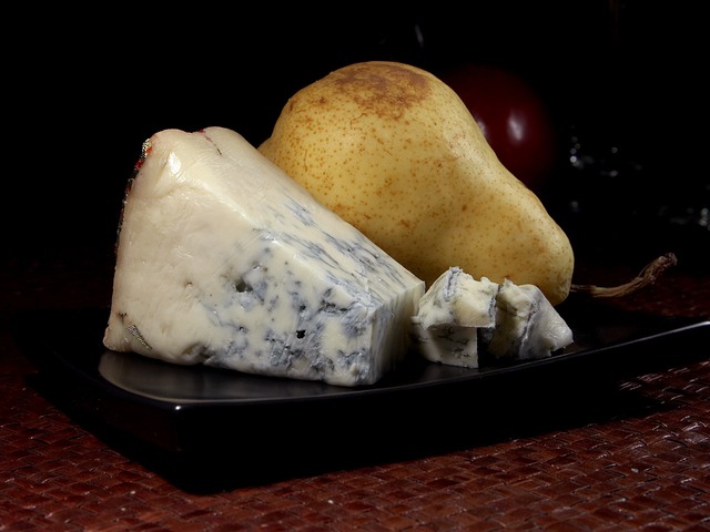 Spicchio di gorgonzola e pera